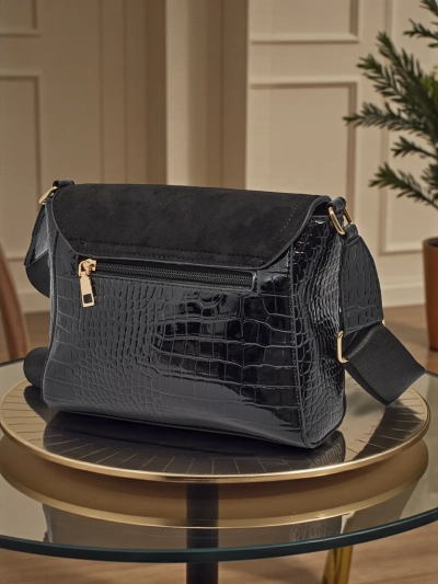 Petit sac à main pour femme en cuir écologique avec gaufrage Narelle