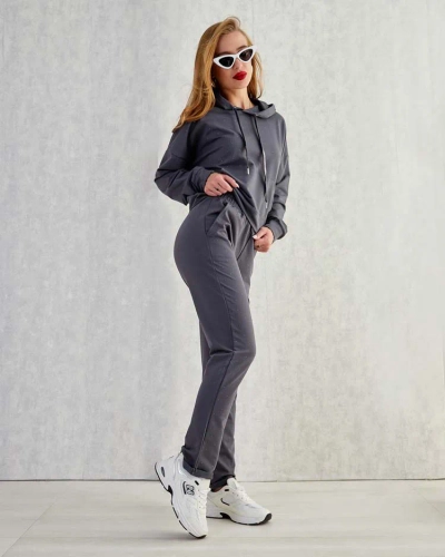 Royalfashion Ensemble de sweatshirt en coton pour femme