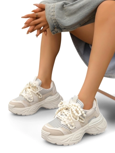 Chaussures de sport pour femmes Royalfashion sur une semelle épaisse Loness