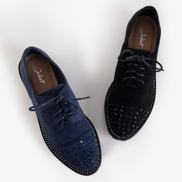 OUTLET Chaussures pour femmes noires avec zircones cubiques Einin - Footwear