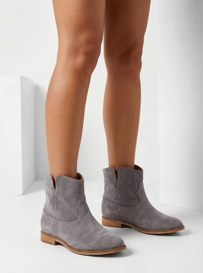 Royalfashion Bottines style cow-boy sur un talon couvert Bluestone
