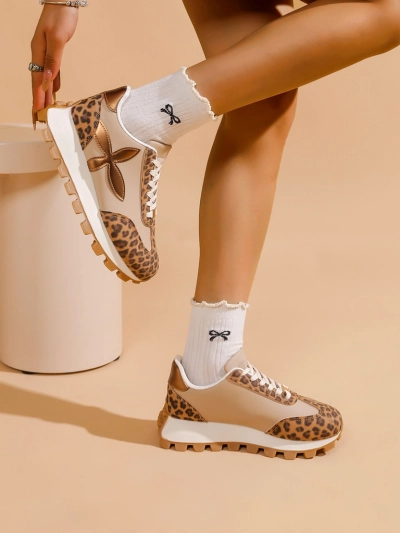 Royalfashion Baskets sportives pour femmes sur une semelle plus épaisse Aloqa