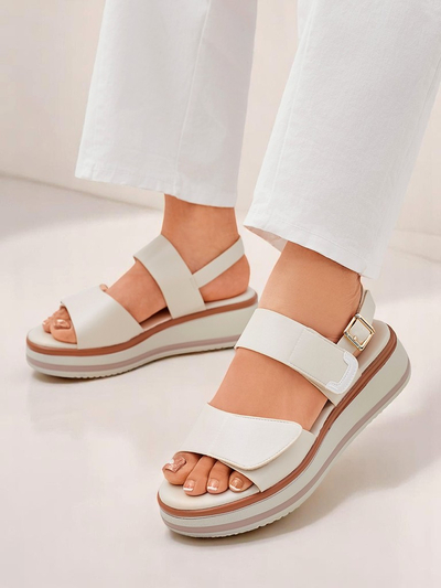Sandales Royalfashion pour femmes avec semelle épaisse Tulipe