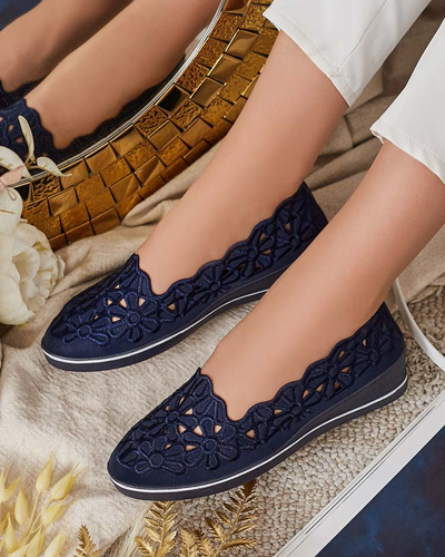 Royalfashion Demi-pointes à talon bas pour femme Dellio