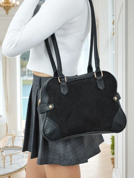 Sac à main shopper pour femme en cuir écologique Erelle