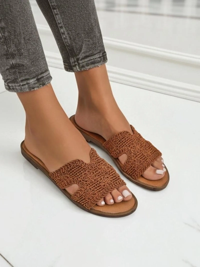 Rpyalfashion Mules pour femmes avec bride décorative Braida