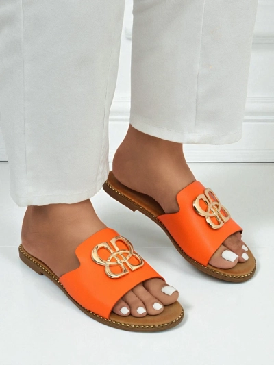 Royalfashion Mules femme à semelle plate Heraklia