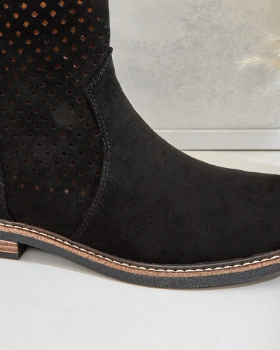 Royalfashion Bottes ajourées Toffas pour femme