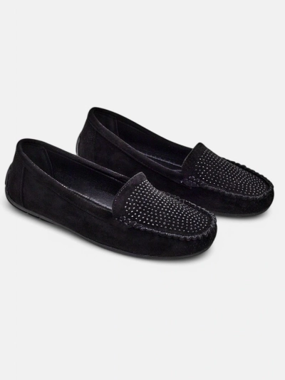 Mocassins Royalfashion pour femmes avec des strass Ezuess