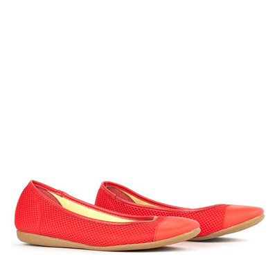 Ballerines tissées rouges Manolita - Footwear