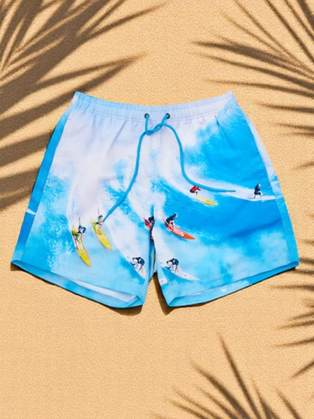 Royalfashion Short de sport pour hommes avec filet de protection