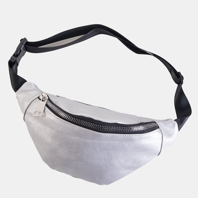 Sac banane argent femme - Sacs à main