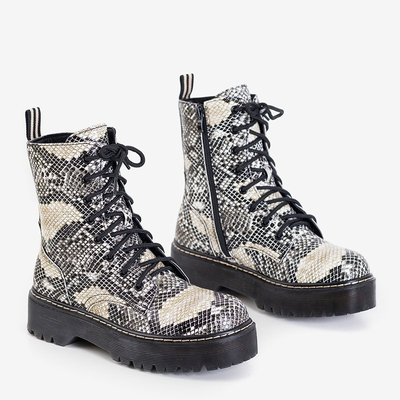 Escarpins femme en peau de serpent Chic Glam - Chaussures