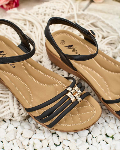 Royalfashion Sandales Sun Crusher pour femme décorées