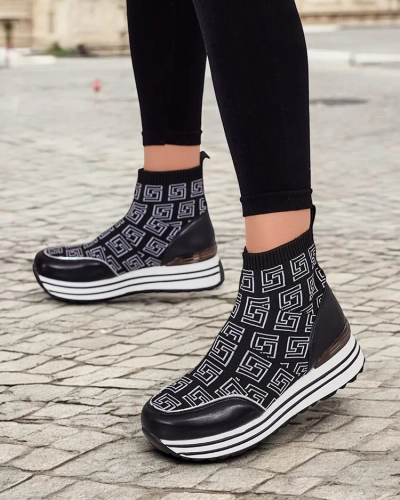 Royalfashion Sports Baskets hautes pour femmes Lori