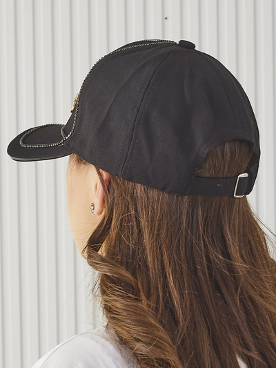 Royalfashion Casquette avec strass Casquette Scintillante