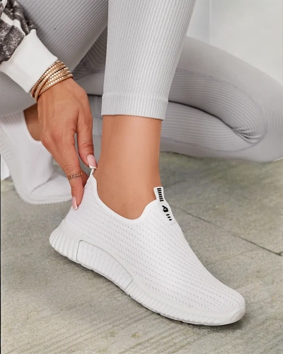 Chaussures de sport à enfiler blanches pour femmes Palomena - Footwear
