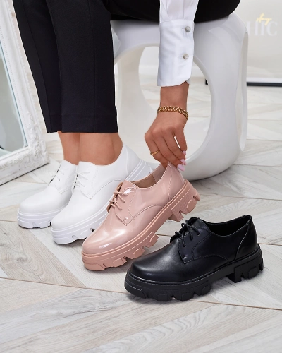 Demi-bottes blanches pour femme Delgor- Footwear