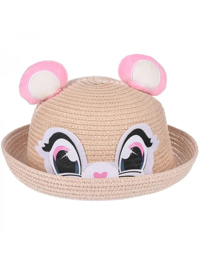 Royalfashion Chapeau de paille pour enfant Ours Yeux Chapeau de paille