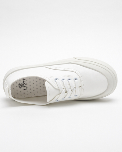 Baskets blanches femme Lorino - chaussures