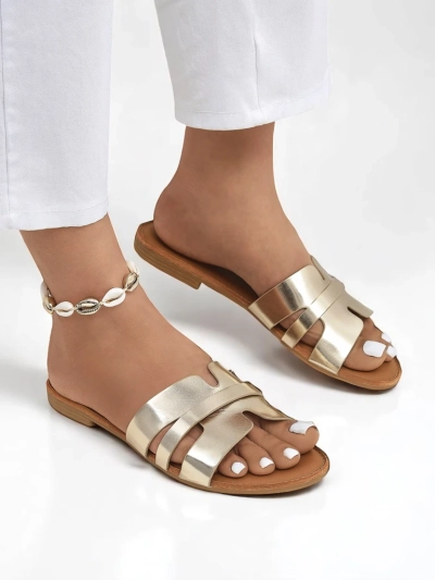 Royalfashion Sandales plates pour femmes Livia Soft