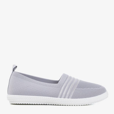 Baskets à enfiler pour femmes Muko gris clair - Chaussures 1