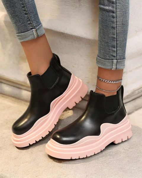 Royalfashion Bottes à enfiler pour femmes Derri