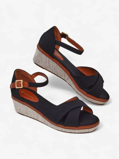 Royalfashion Sandales compensées pour femmes Terrific