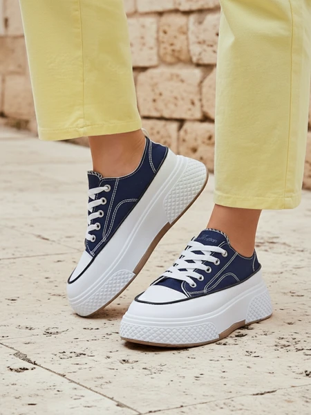 Royalfashion Baskets à plateforme pour femmes Beemes