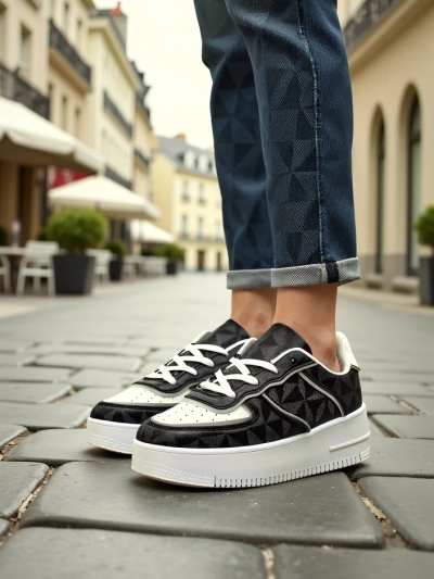 Royalfashion Chaussures de sport pour femmes avec imprimé Ozofio
