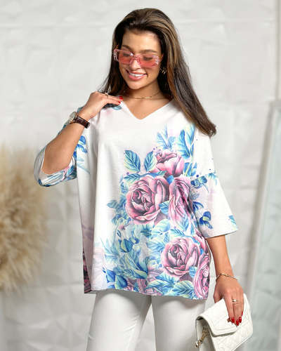 Royalfashion Chemisier imprimé pour femme
