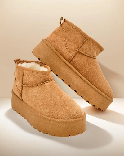 Royalfashion Bottes de neige courtes pour femmes a'la Havale
