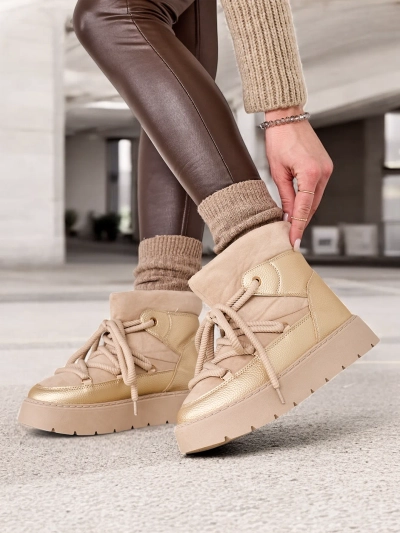 Bottes de neige à lacets pour femmes Royalfashion Iniuc