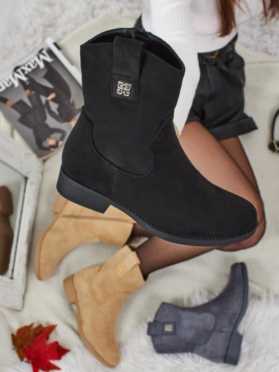 Bottines pour femmes en éco-daim Kelmoria