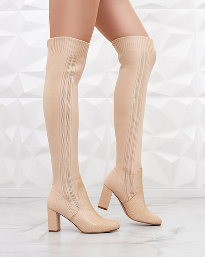 Royalfashion Bottines à enfiler pour femmes Nolera