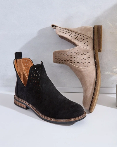 Royalfashion Bottes eko en daim Ovilla pour femme