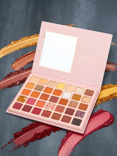 Palette Girl Magic 35 fards à paupières avec paillettes et mat Golden Chocolate Fudge
