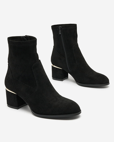 Royalfashion Bottes basses à talon aiguille pour femmes Rejerra