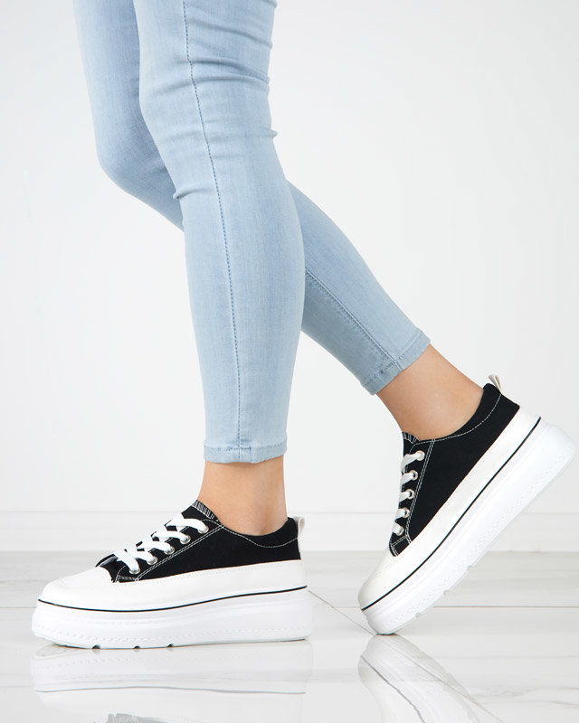 OUTLET Baskets noires pour femmes sur la plateforme Veritar - Footwear