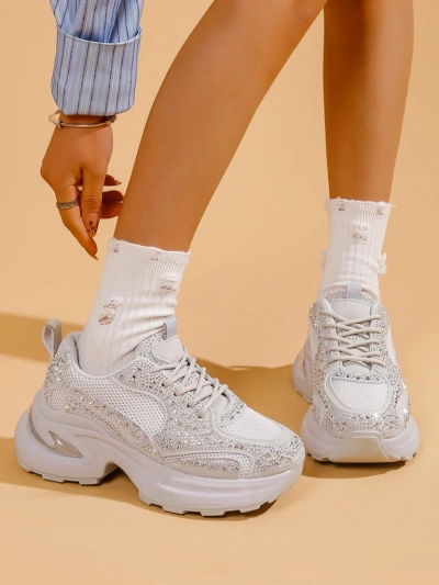 Baskets sportives Royalfashion pour femmes avec strass Bloss