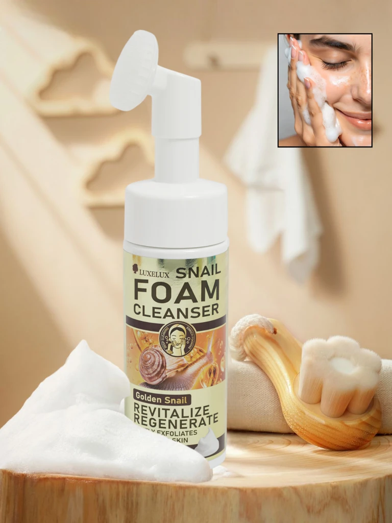 Aurelia Golden Snail Mousse Nettoyante à la Mucine 150ml Luxueuse