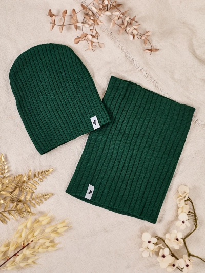 Ensemble d'hiver universel Royalfashion - bonnet avec cache-cou