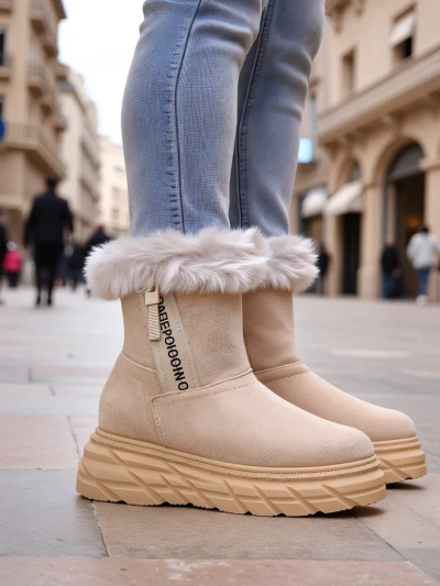 Royalfashion Bottes de neige pour femmes Zebio