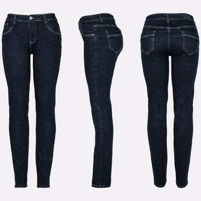 Pantalon femme bleu foncé - Pantalon 1