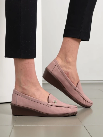 Royalfashion Mocassins pour femmes sur un petit talon Lomman