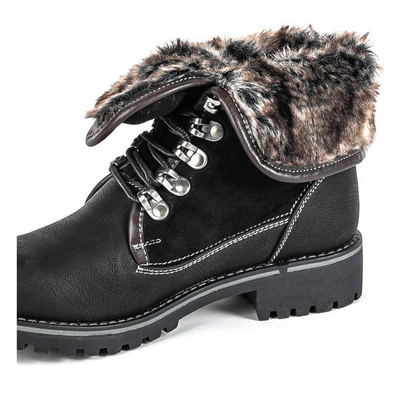 Bottes en cuir noir Briathos - Footwear
