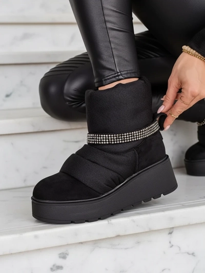 Bottes de neige compensées pour femmes Royalfashion Renosi