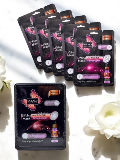 DIZAO - Ensemble de sérum et de masque avec or 6g+36g x 10pcs