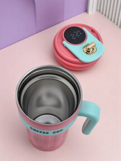 Royalfashion Mug thermique avec bec et capteur de température Tasse à café