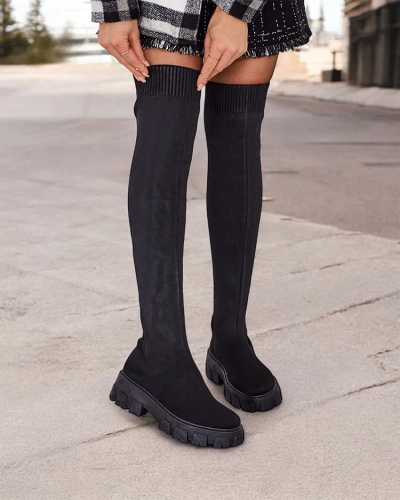 Bottes à enfiler pour femmes de Royalfashion Ohorro